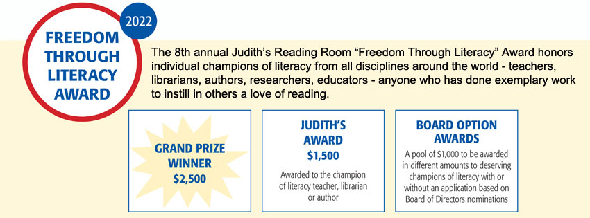 2022 Freedom Through Literacy Awards ANNOUNCED!