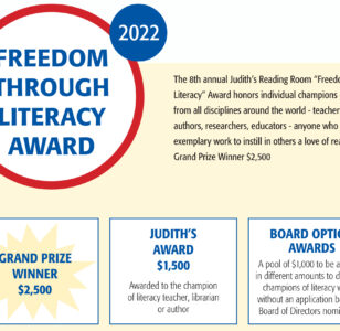 Announcing – 2022 Freedom Through Literacy Award!
